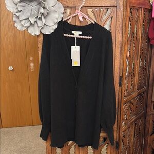 Boden Black Cardigan Sweater